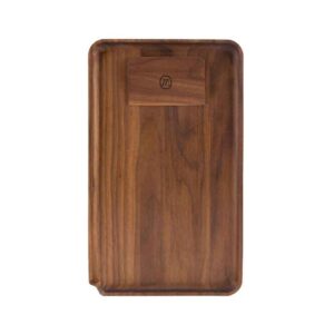 Marley Natural Walnut Rolling Tray, Large
